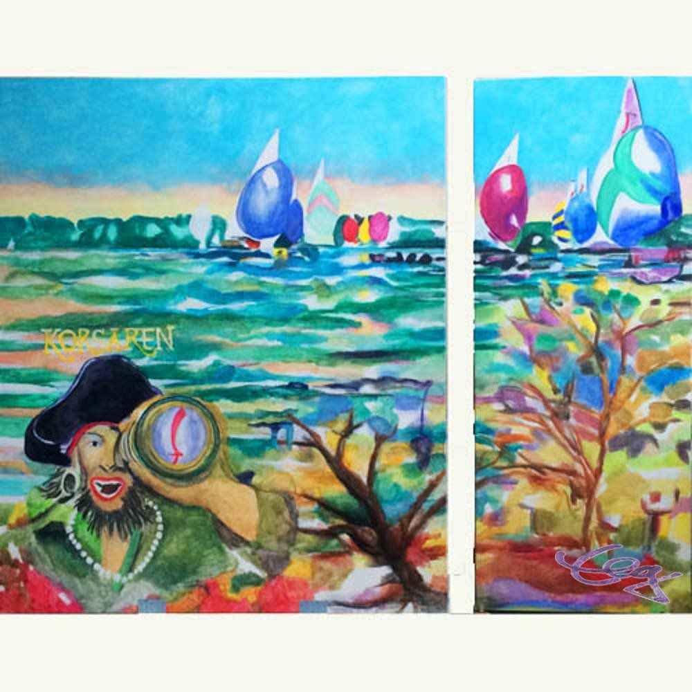 Wasser, Boot, Segelboot, Wellen, Licht, Lust, Boje, Regatta, Segeln,